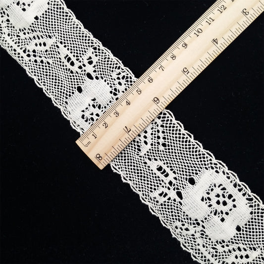 Cotton Lace Crochet Ribbon lace width 20mm Lace Trim Edging Wedding for baby and kid clothes