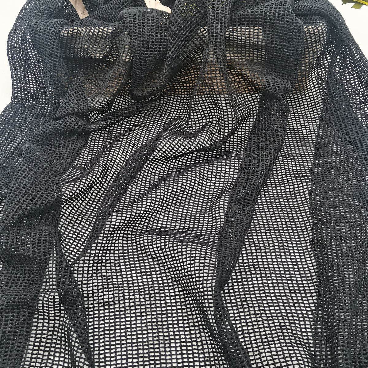 100% Cotton mesh fabric, white organic cotton netting mesh fabric, recycled grocery mesh bag, small squares cotton mesh for food Storage bag